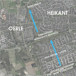 Plattegrond stroomgebied fase 1