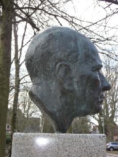 borstbeeld verzetsheld Peter Borghouts (Peter Zuid)